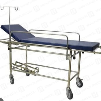 patient trolley with saline and oxygen stand sri lanka